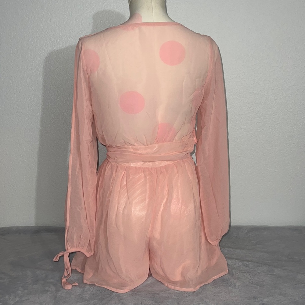 Romper pink sheer medium - Picture 5 of 8